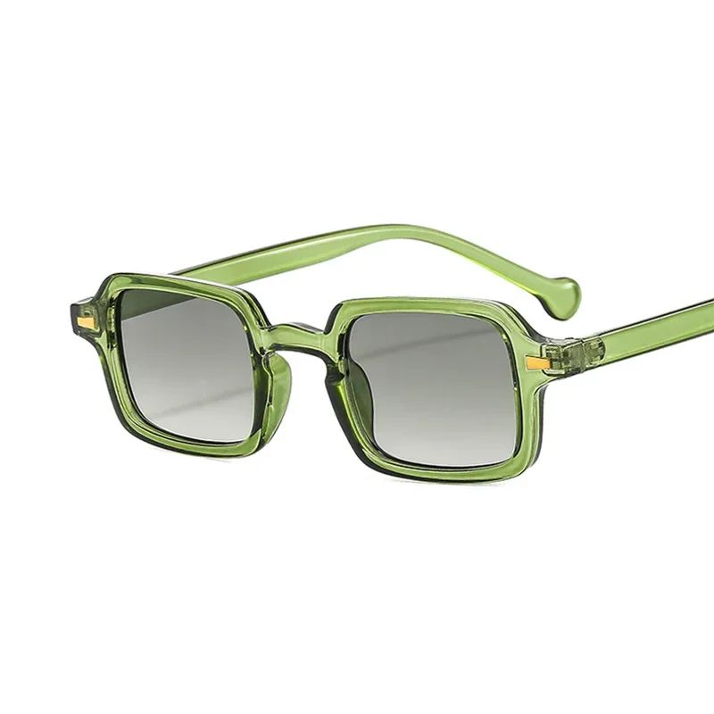 Luxurious Rectangle Sunglasses Women Oval Vintage Designer S - 图1