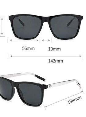Aluminum Magnesium Polarized Sunglasses Mens Metal Leg Drive