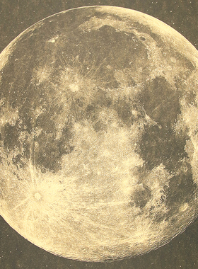 Moon Classic Poster A Great Step for Humans Kraft Paper