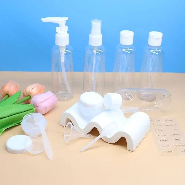 11Pcs/set Refillable Bottles Transparent Plastic Perfume Ato - 图0