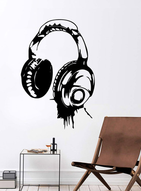 Classic Music Wall Sticker Vinyl Wallpaper Home Decor Kids