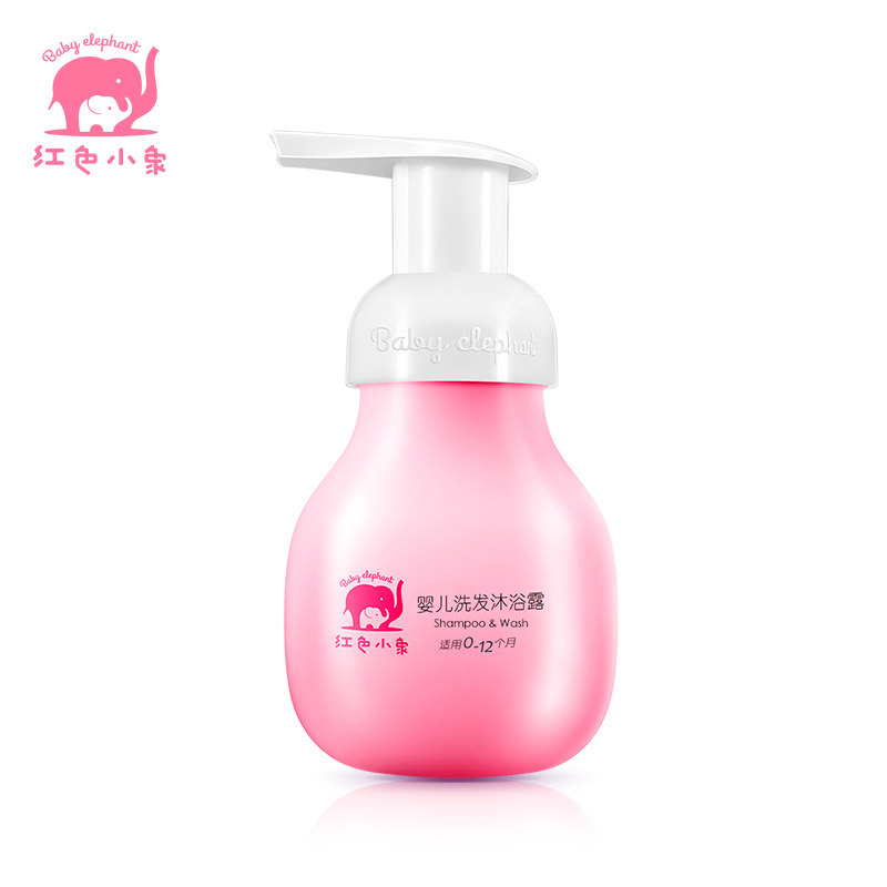 红色小象沐浴露二合一新生洗发水 红色小象尚印沐浴乳/沐浴露