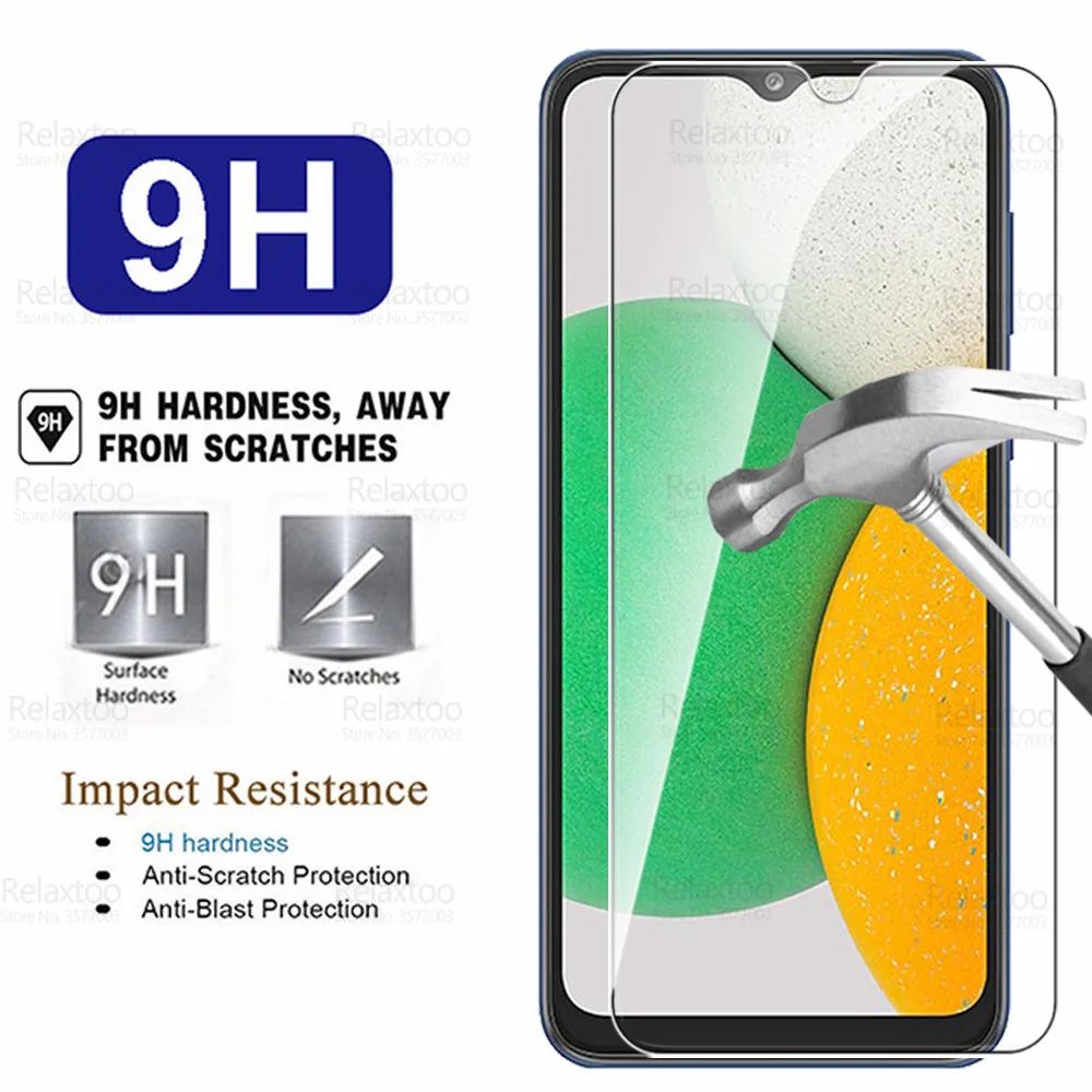 4pcs A03Core Protective Glass For Samsung Galaxy A03 Core A 03 A032F A035F Screen Protector Tempered - 图3