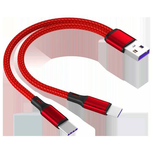 1.2m USB Charging Spliter Cable 2-in-1 Data Cord Type C Micro USB Quick Charging Cable Y Splitter 5A - 图2