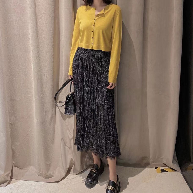 年阿玛施新特2021春新款高腰半身裙 必帅半身裙