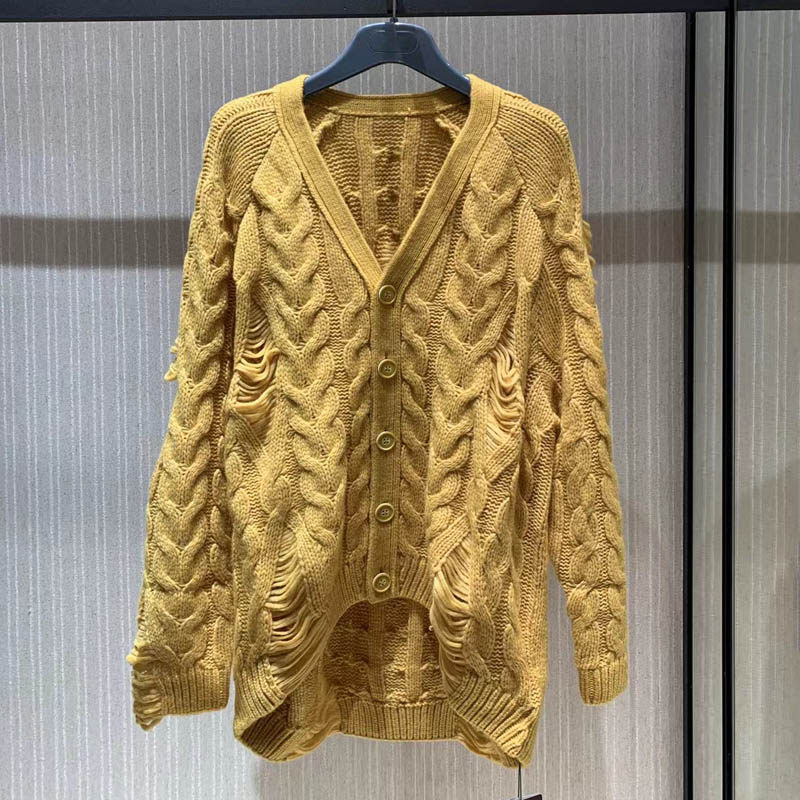 年阿玛施新特官网2021秋季新款开衫 必帅毛针织衫