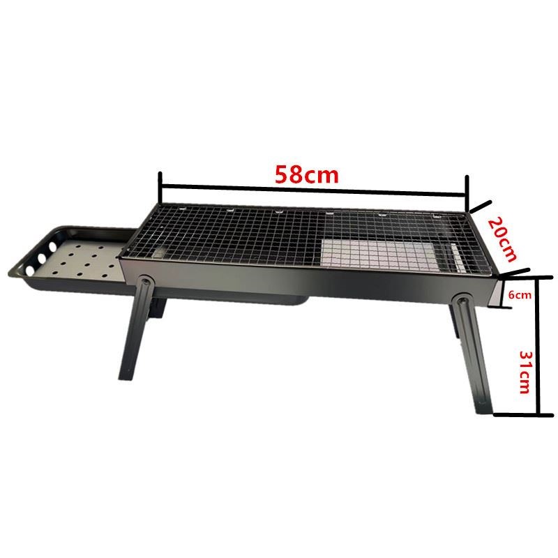 新款烧烤炉便携木炭烤肉架多功能烧烤架全套折叠烧烤架子家用户外-图1