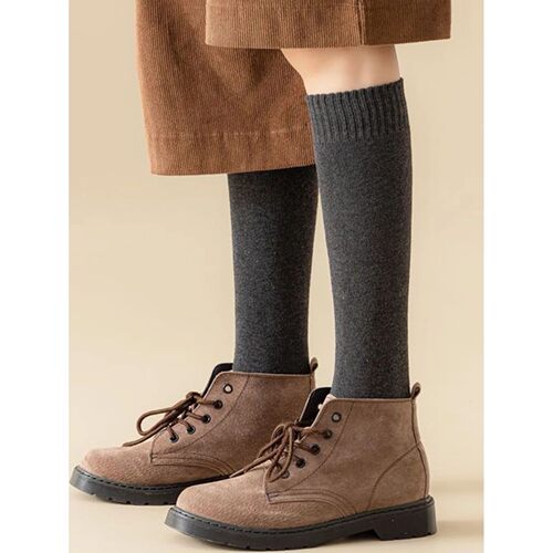 Thickened Women's Stockings Knee Leg Calf Autumn/Winter Warm - 图1