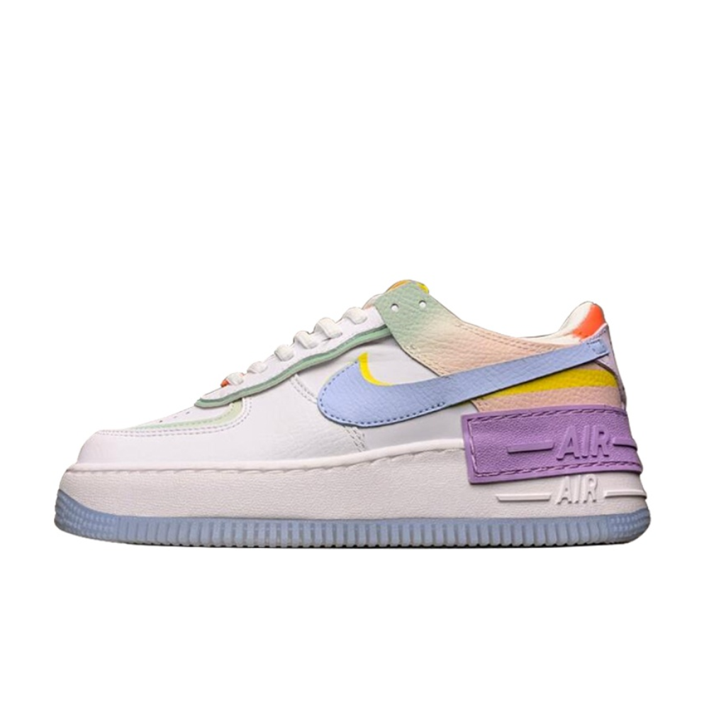 Nike Air Force1 Shadow AF1女子糖果马卡龙低帮板鞋 CW2630-141 - 图3