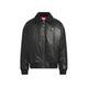 Adidas Clover King Anyu's the same style imitation leather Snake Year New Winter Warm Lapel Cotton Jacket JL8372