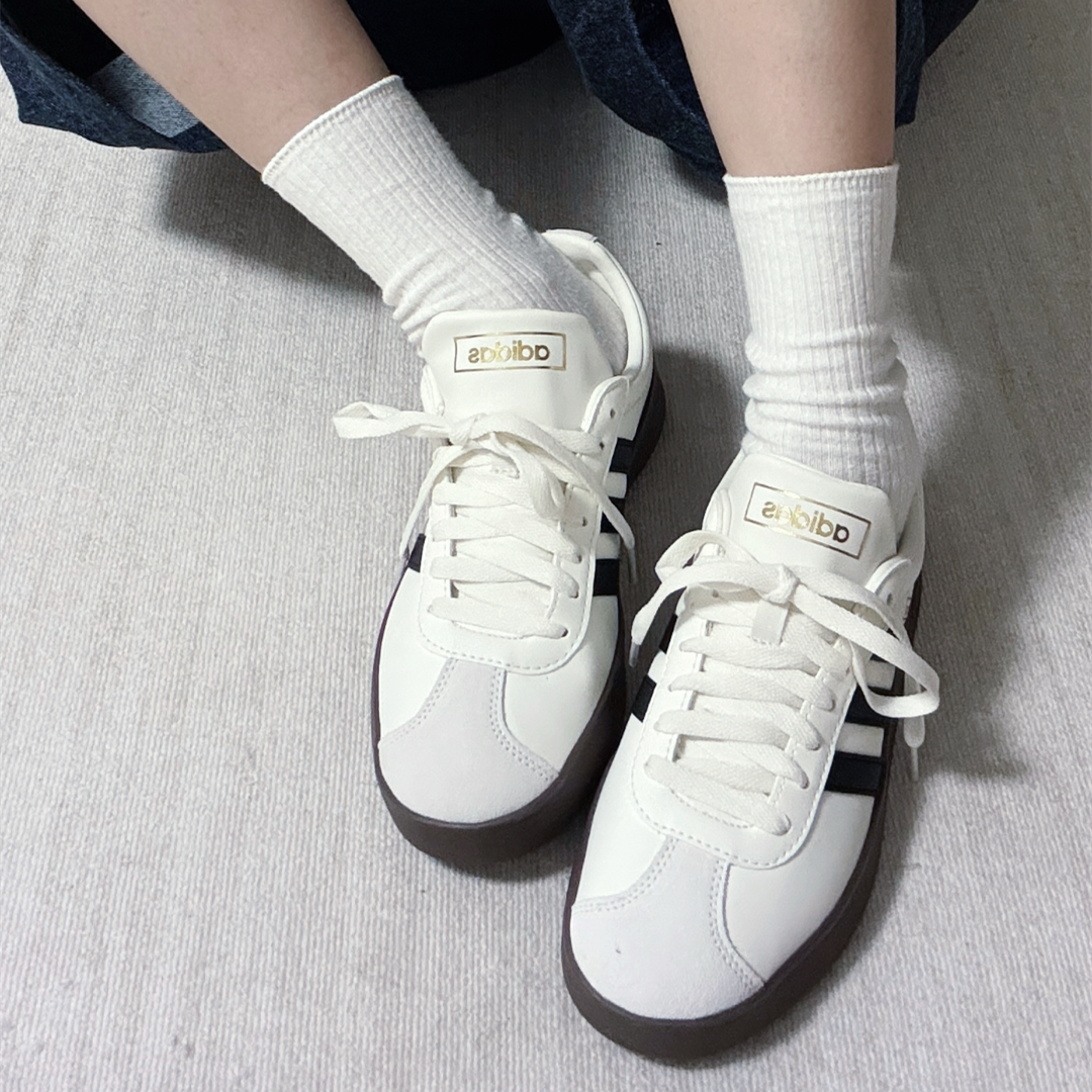 Adidas阿迪达斯VL COURT男女复古运动休闲板鞋小白鞋德训鞋JQ1501,淘宝优惠券,粉丝福利购,淘宝优惠卷