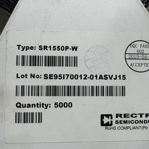原装SR1550P-W丝印15S50 肖特基15A50V二极管TO-277新能源充电器 - 图0