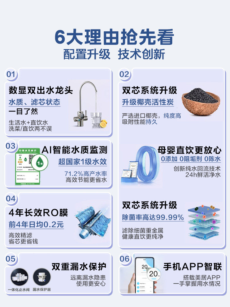  美的全屋净水净水器