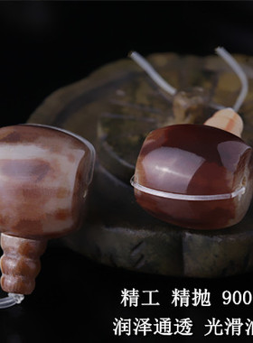diy佛塔天然金刚星月菩提牦牛角