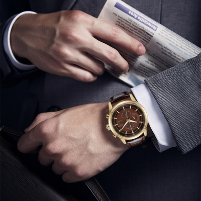 西铁城日本官方光动能不锈钢男表 西铁城中尧日韩腕表