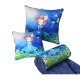 Double layer thickened dual-purpose coral velvet sofa pillow quilt