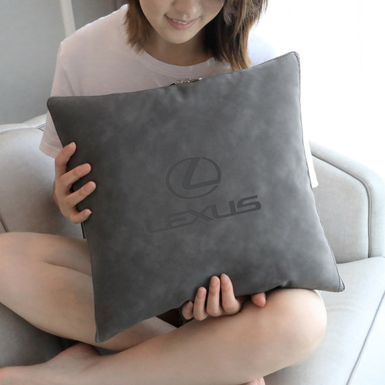 Real cowhide Lexus pillow quilt dual-purpose car pillow car cushion car two-in-one universal four seasons