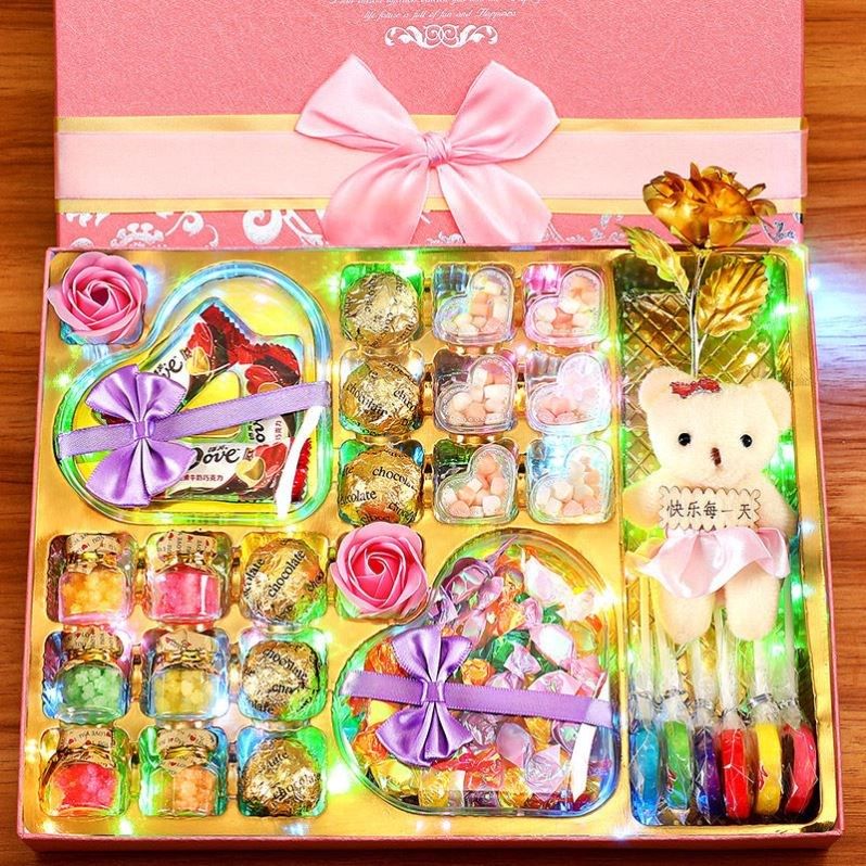生日礼物女孩子送女童6岁8女儿童10十12巧克力7创意11毕业9棒棒糖