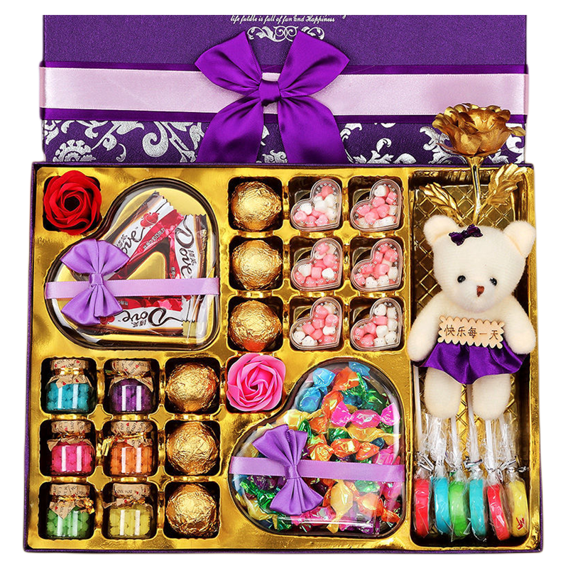 生日礼物女孩子送女童6岁8女儿童10十12巧克力7创意11毕业9棒棒糖