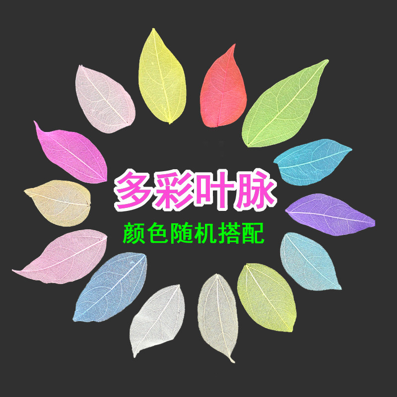 diy叶脉书签材料包自制手工制作透明树叶送同学女朋友生日礼物