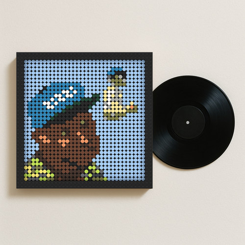 Tyler, The Creator Wolf 积木专辑周边封面海报带相框 - 图3