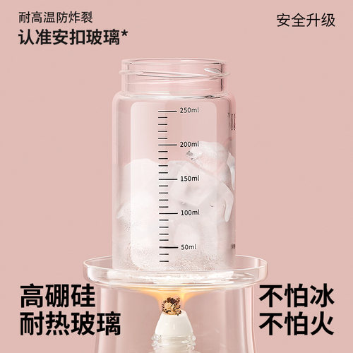 安扣燕窝分装瓶可蒸煮高硼硅炖燕窝玻璃分装瓶食品级花胶燕窝杯 - 图1
