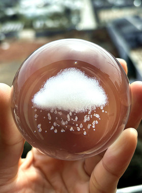 外贸跨境清仓水晶球装饰摆件激光内雕家居桌面ins风网红拍摄道具