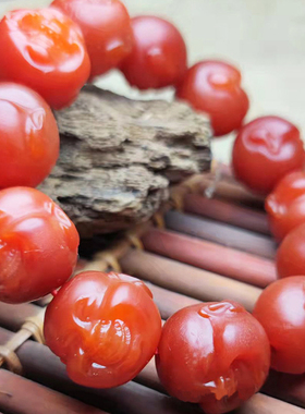 佛头手串玛瑙手链红色手工礼品