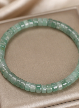 高品质天然独山玉算盘珠手链女