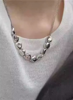 韩国金属夸张小众颈链