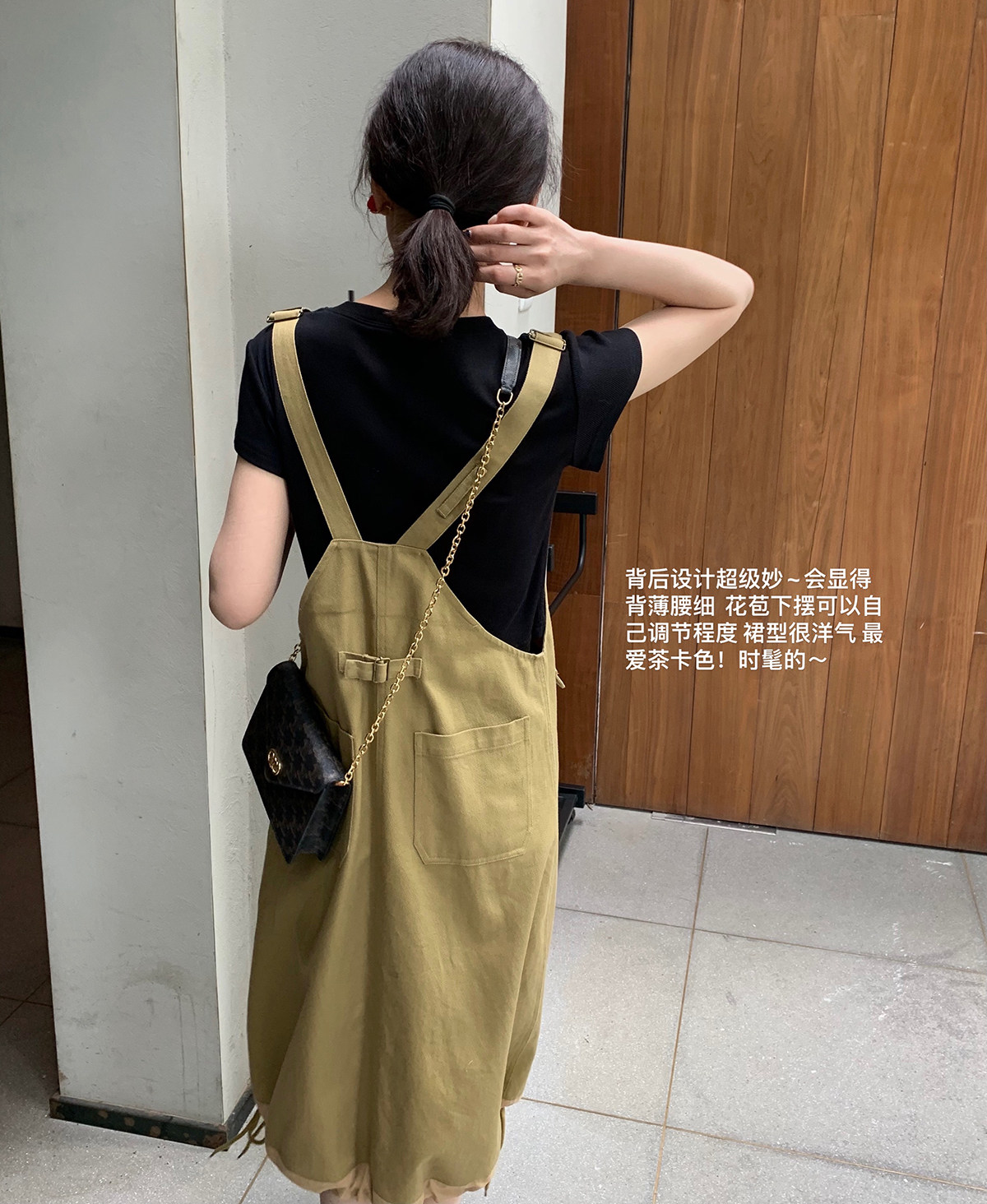 背带控出品 私服超好穿 别致洋气的小花苞背带裙可通勤可扮嫩 酸奶的衣橱 淘优券