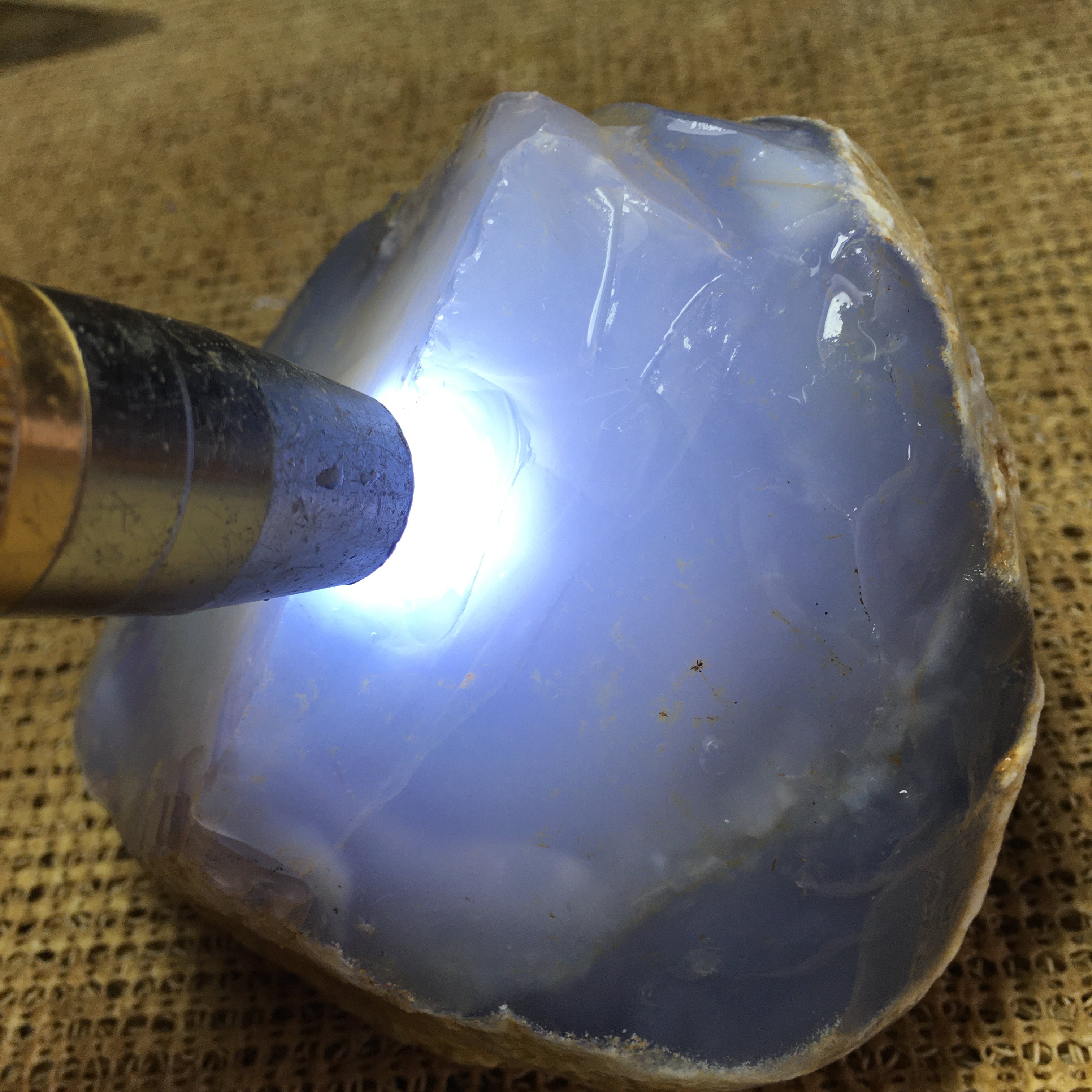 精品玉石摆件土耳其冰种蓝玉髓原石翡翠蓝宝水晶手链吊坠手镯