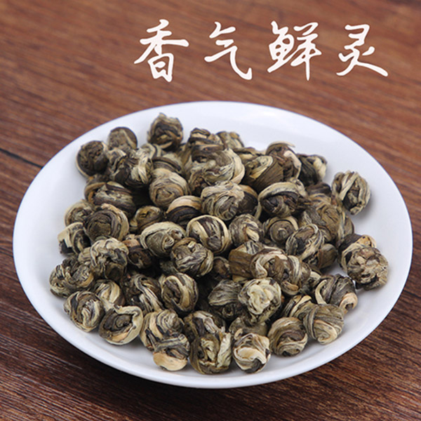 广西横县茉莉花茶2023新茶特级浓香型白龙珠绿茶散装袋装500g送礼 - 图0