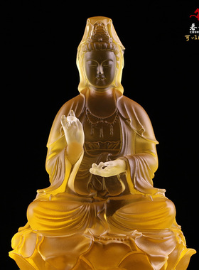 琉璃祥云寺庙供奉菩萨观音佛像