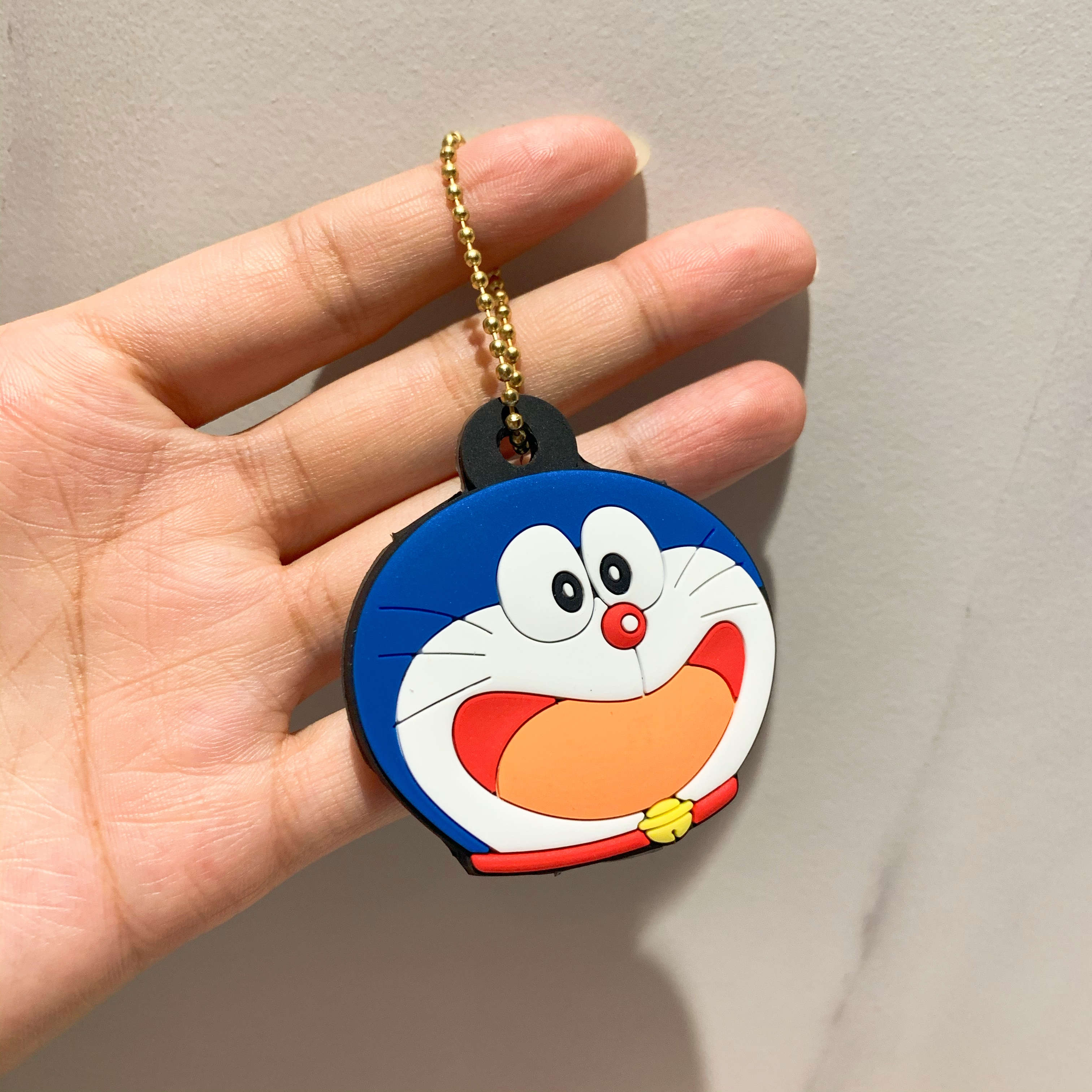 水滴圆形门禁卡套迷你小卡套小区门禁卡感应钥匙套扣电梯卡装饰套 - 图1