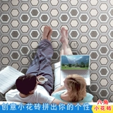 Гексагональная плитка шестиугольная половая плитка шестиугональное западное ресторан Кафе Промышленное ветряное плитка туалетная кухонная стена кирпич