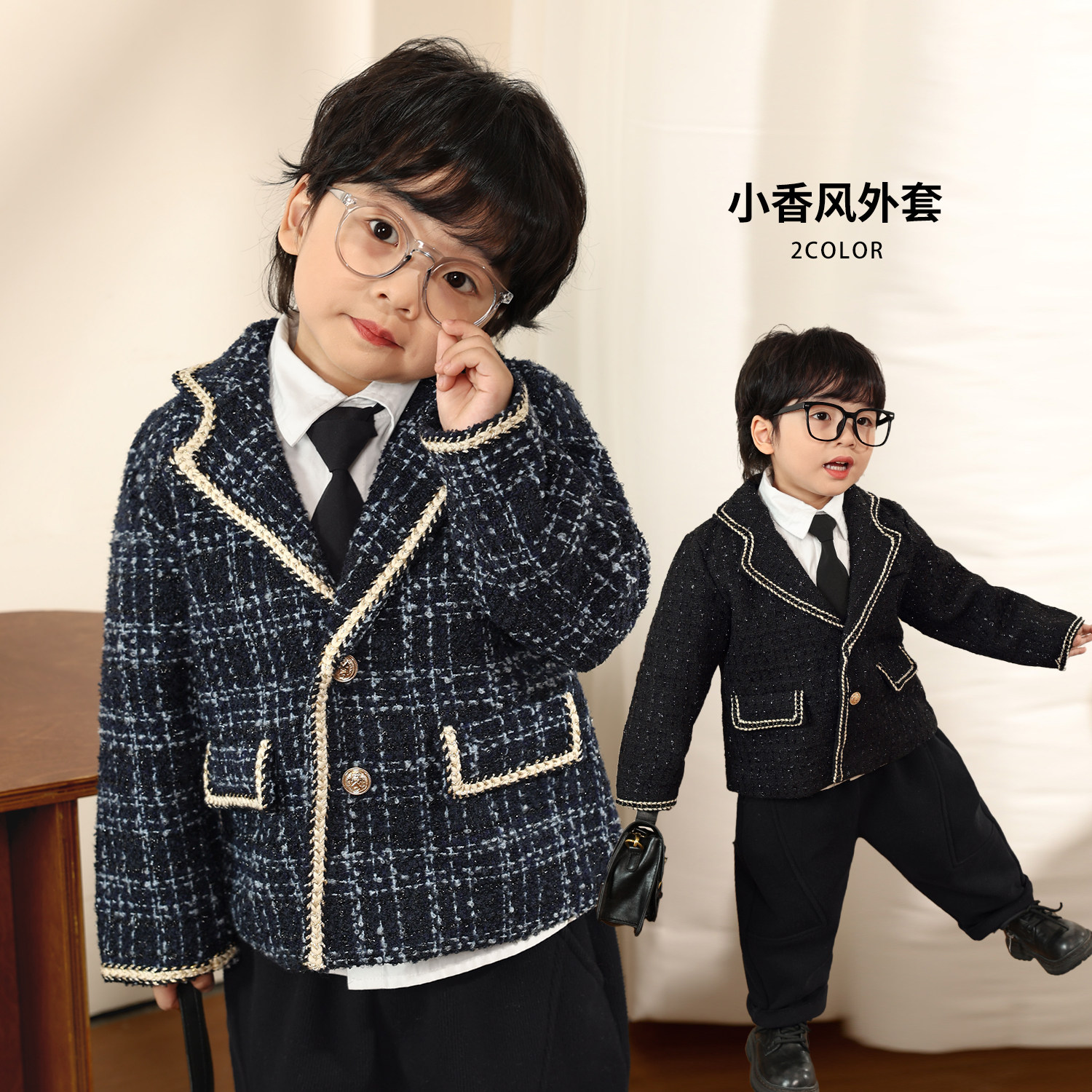 小O爸男婴童 宝宝秋冬套装抓周礼服保暖外套婴儿长袖西装外套冬装,淘宝优惠券,粉丝福利购,淘宝优惠卷