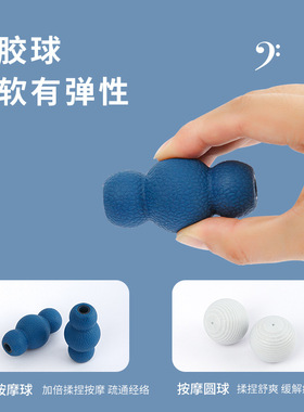颈椎按摩器夹脖子滚轮多功能全身