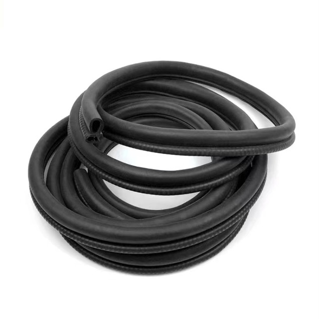 Excavator XCMG cab front windshield sealing strip dustproof and waterproof leather strip hook machine press accessories
