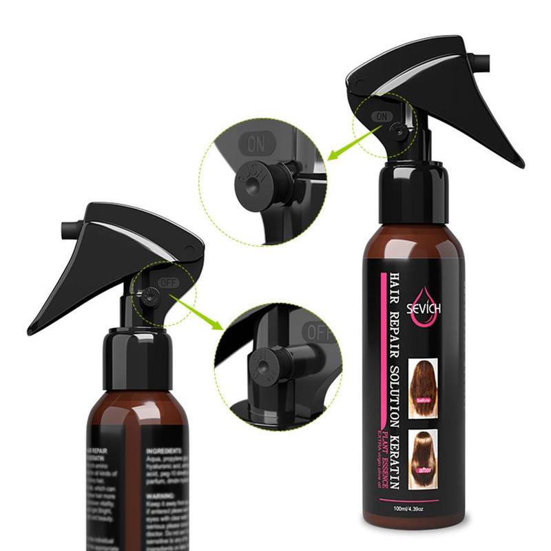 100ml Hair Care Smoothing Spray To Repair Dyeing Ironing Hai - 图2