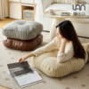 Lazy life futon cushion floor carpet pouf cotton and linen