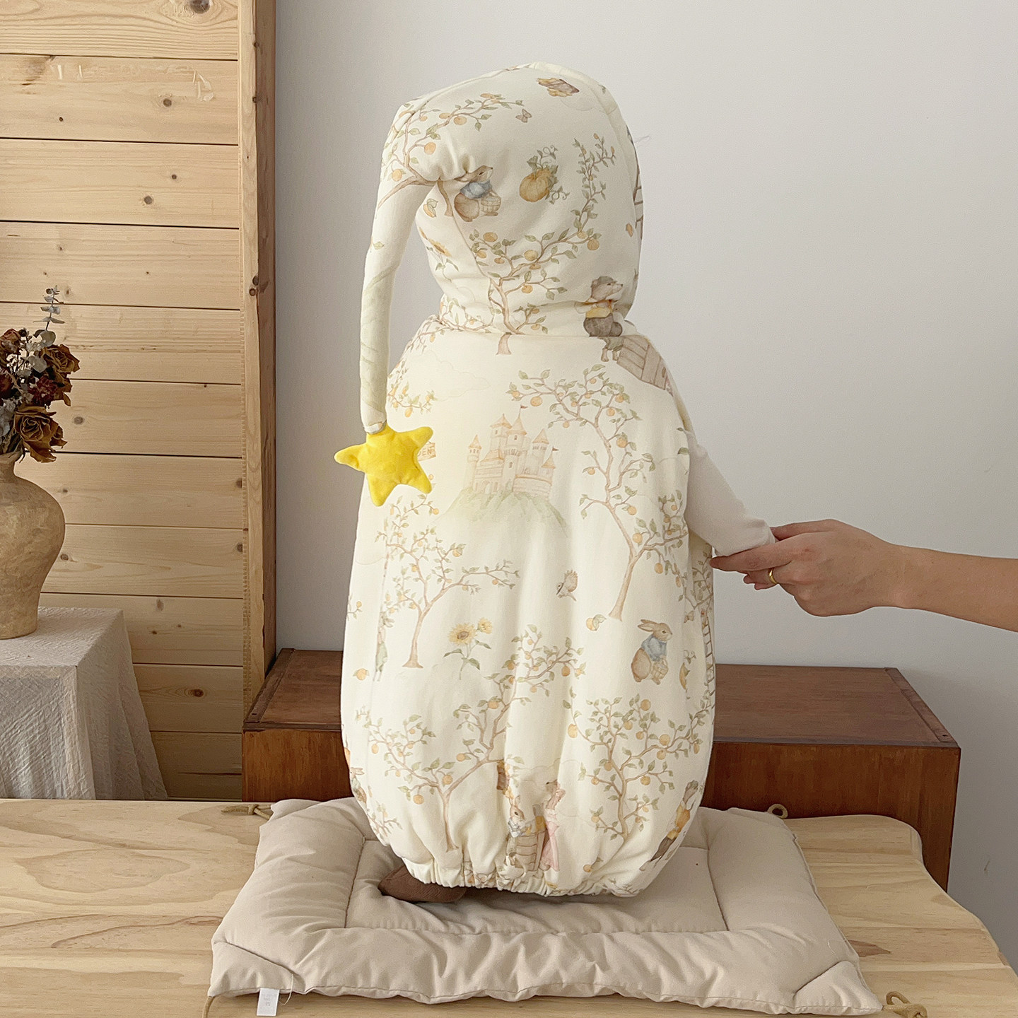 婴儿披风斗篷秋冬外出宝宝加厚出门防风防寒男女童外套小月龄披肩,淘宝优惠券,粉丝福利购,淘宝优惠卷