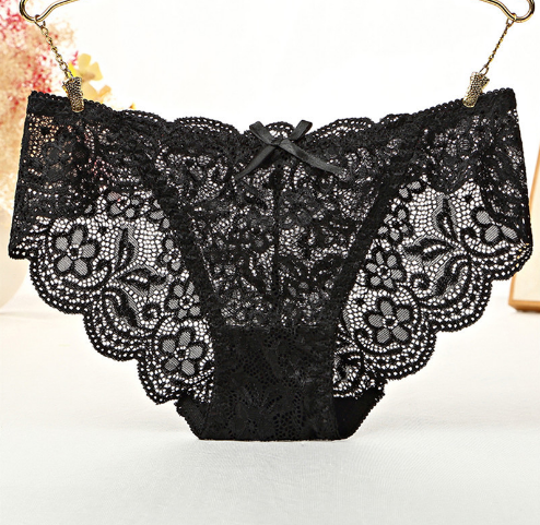 韩版内裤女蕾丝性感惑立体刺绣低腰纯棉裆女士三角短裤头,淘宝优惠券,粉丝福利购,淘宝优惠卷
