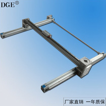 Linear module point gluing machine straight sliding table multi-point multi-section arbitrary positioning control synchronous belt linear sliding table