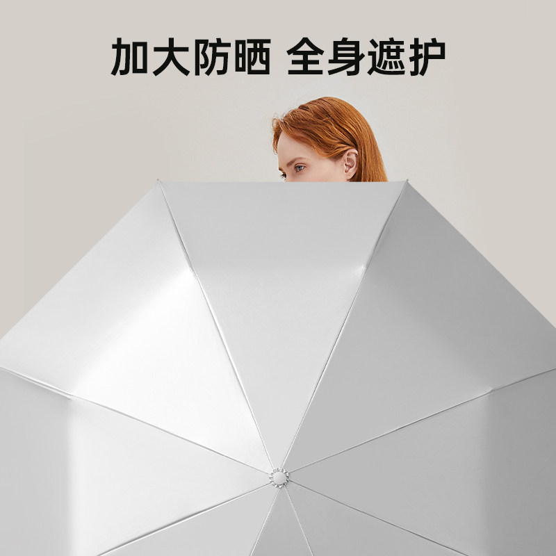 Cikatu西卡图新款星星超强防晒遮阳伞防紫外线女抗风雨伞结实耐用