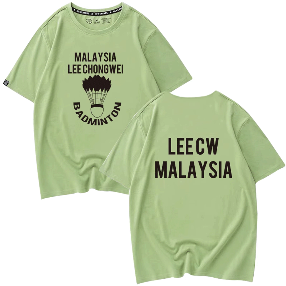 羽毛球李宗伟退役纪念定制夏t恤衫 京翰服饰T恤