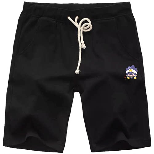 凹凸世界游戏Q版二次元动漫周边男女情侣夏季可定制五分运动短裤 - 图3