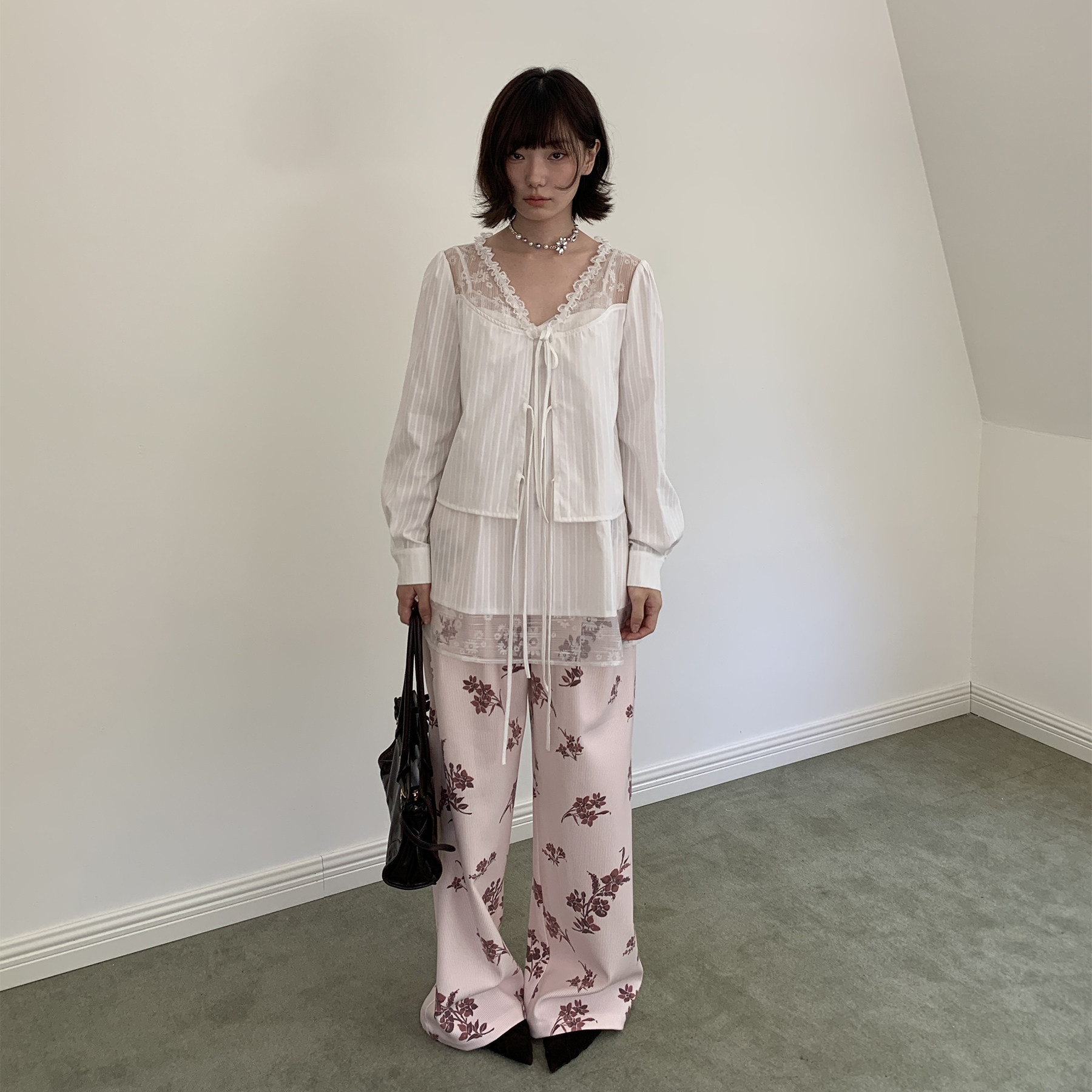 花筏NOTJUSTHIM 《槿上花语》蕾丝吊带裙开衫两件套,淘宝优惠券,粉丝福利购,淘宝优惠卷