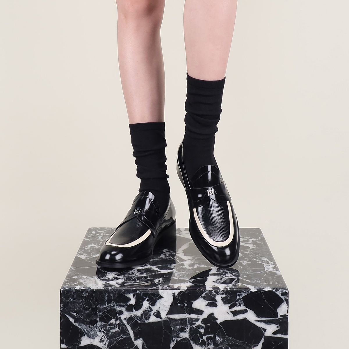 直述NOMORELIE 25春夏乐福鞋法式风非正式学院风新中式老钱静奢 - 图0