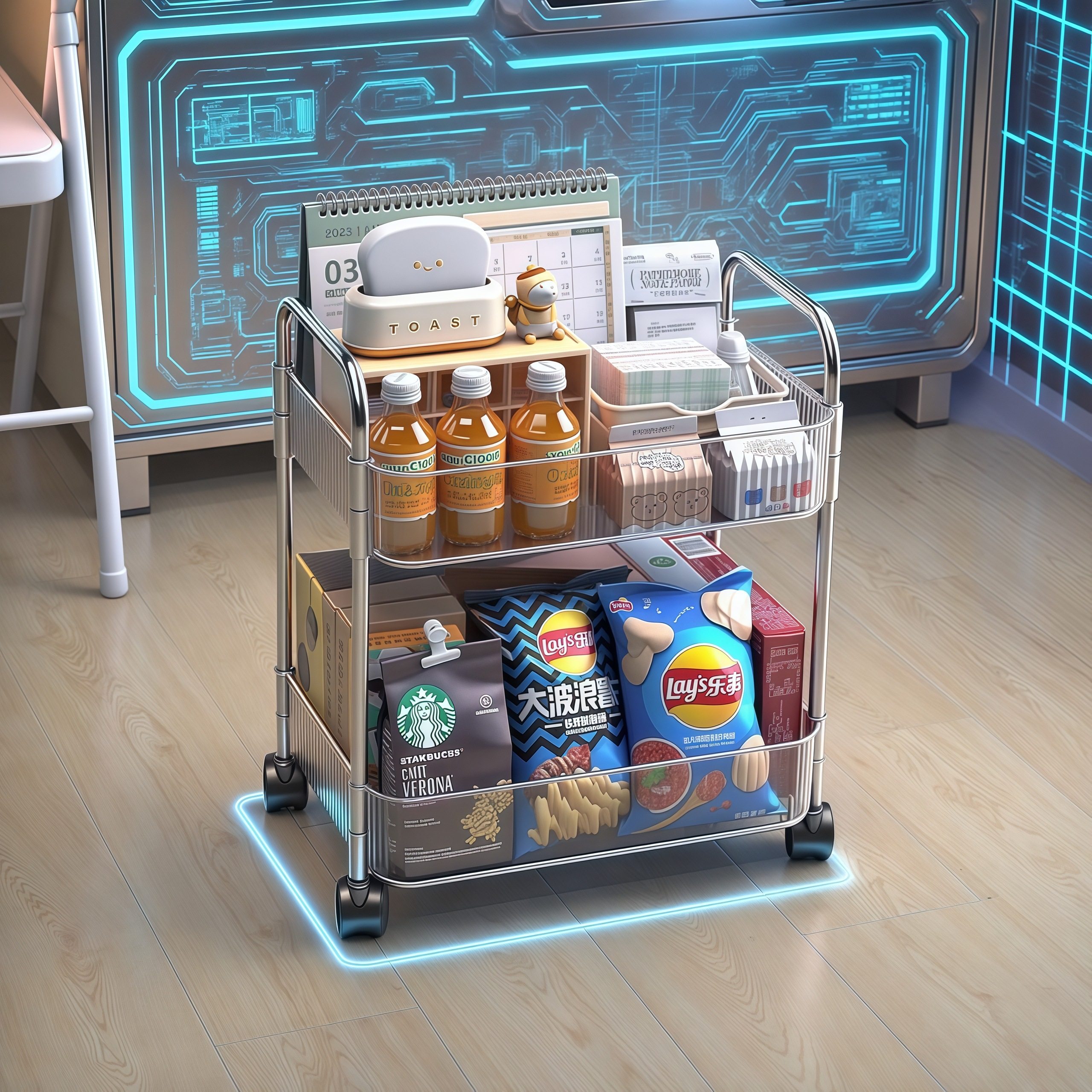 浴室置物架小推车书架客厅收纳储物置物架厨房卫生间落地式多功能,淘宝优惠券,粉丝福利购,淘宝优惠卷